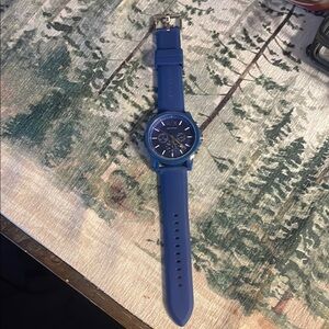 Armani Exchange Royal Blue Chronograph Watch